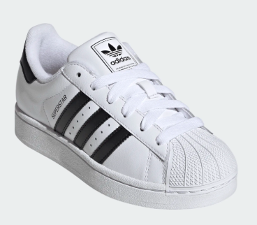 JH9976 SUPERSTAR II J FTWWHT/CBLACK/FTWWHT