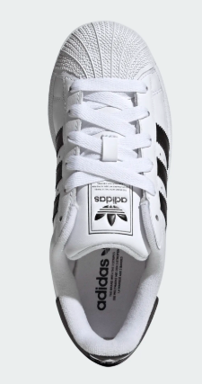 JH9976 SUPERSTAR II J FTWWHT/CBLACK/FTWWHT